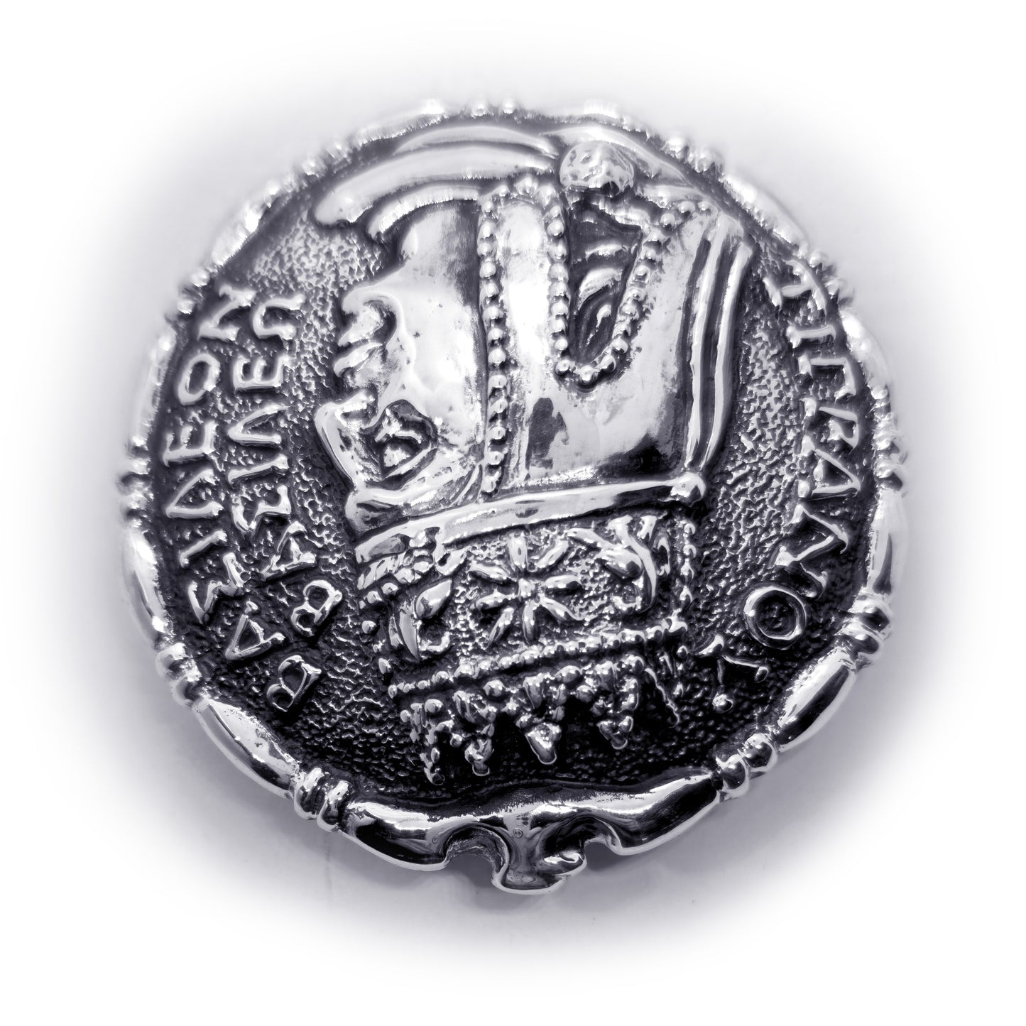 Tigran Kings of King Vasileon Vesile Sterling Silver Belt Buckle