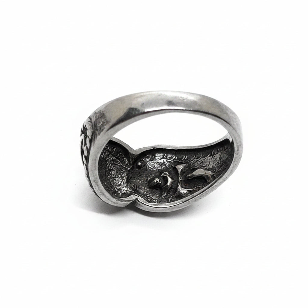Vintage Classic Design Sterling Silver Ring V4