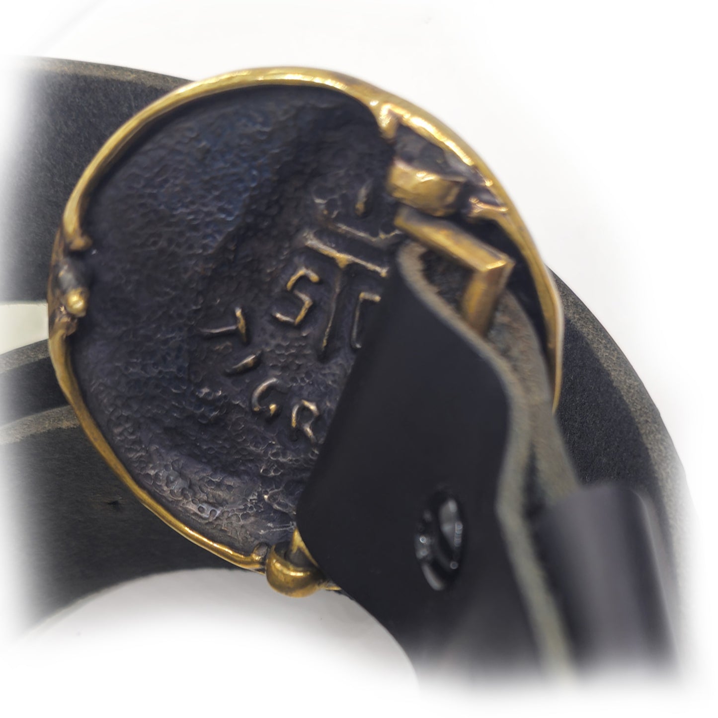 Tigran Kings of King Vasileon Vasilen Armenian Brass Belt Buckle with Genuine leather 1.5-inch Belt