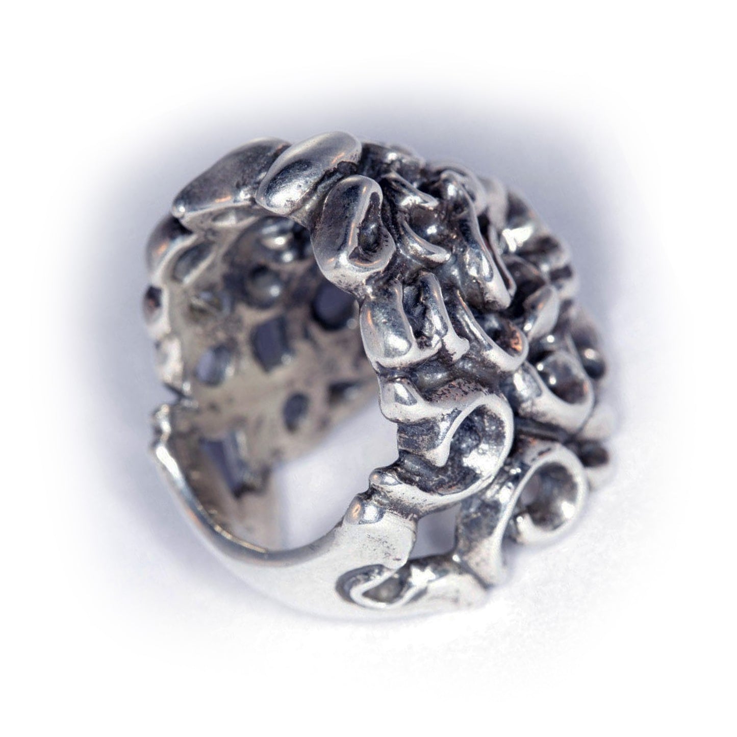 Tribal Lion Sterling Silver Ring