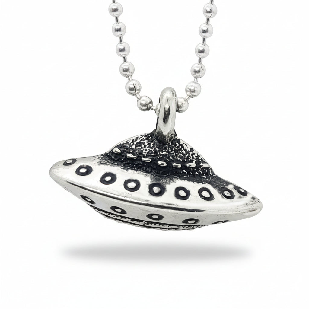 UFO Sterling Silver Pendant