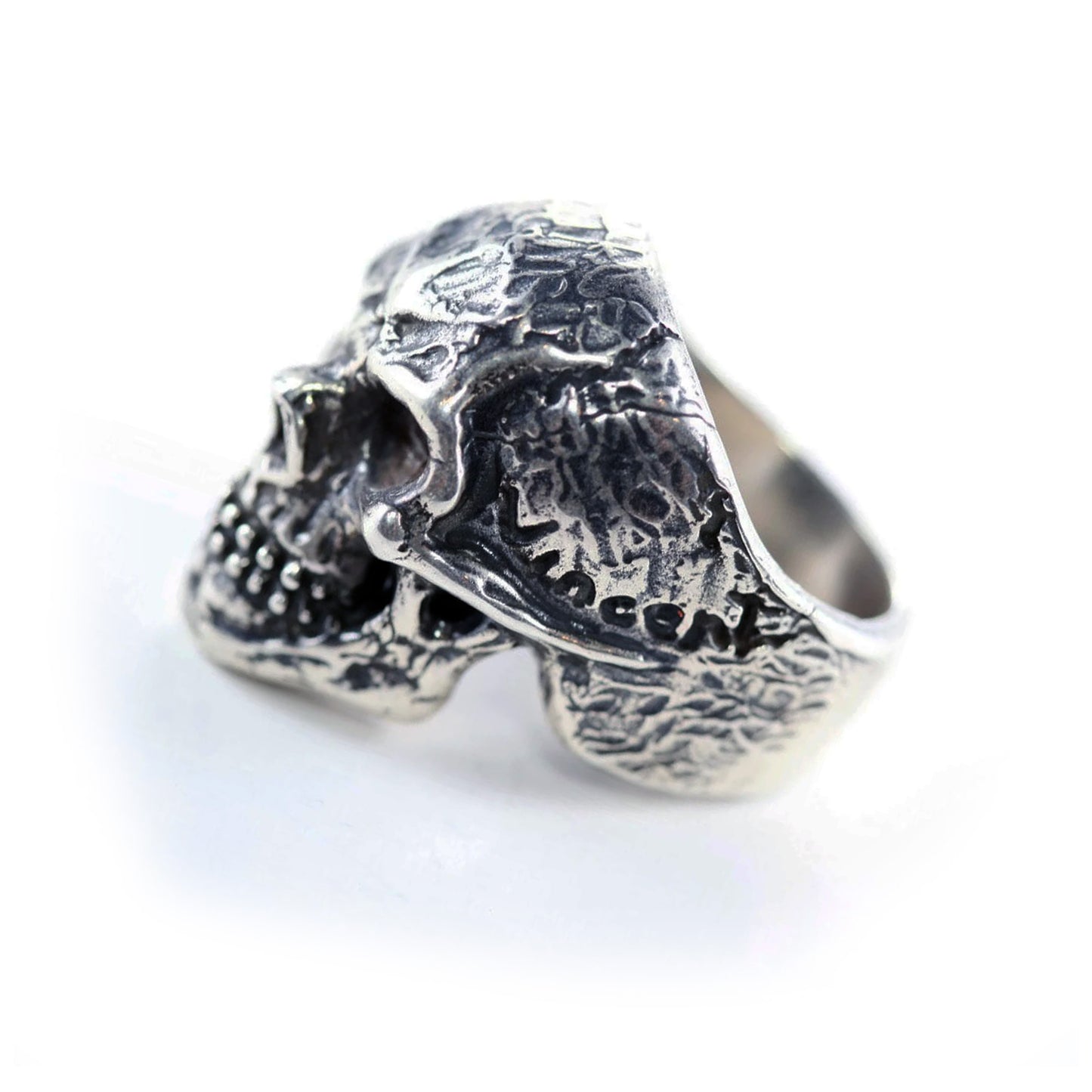 Vincent Van Gogh Skull Sterling Silver Ring