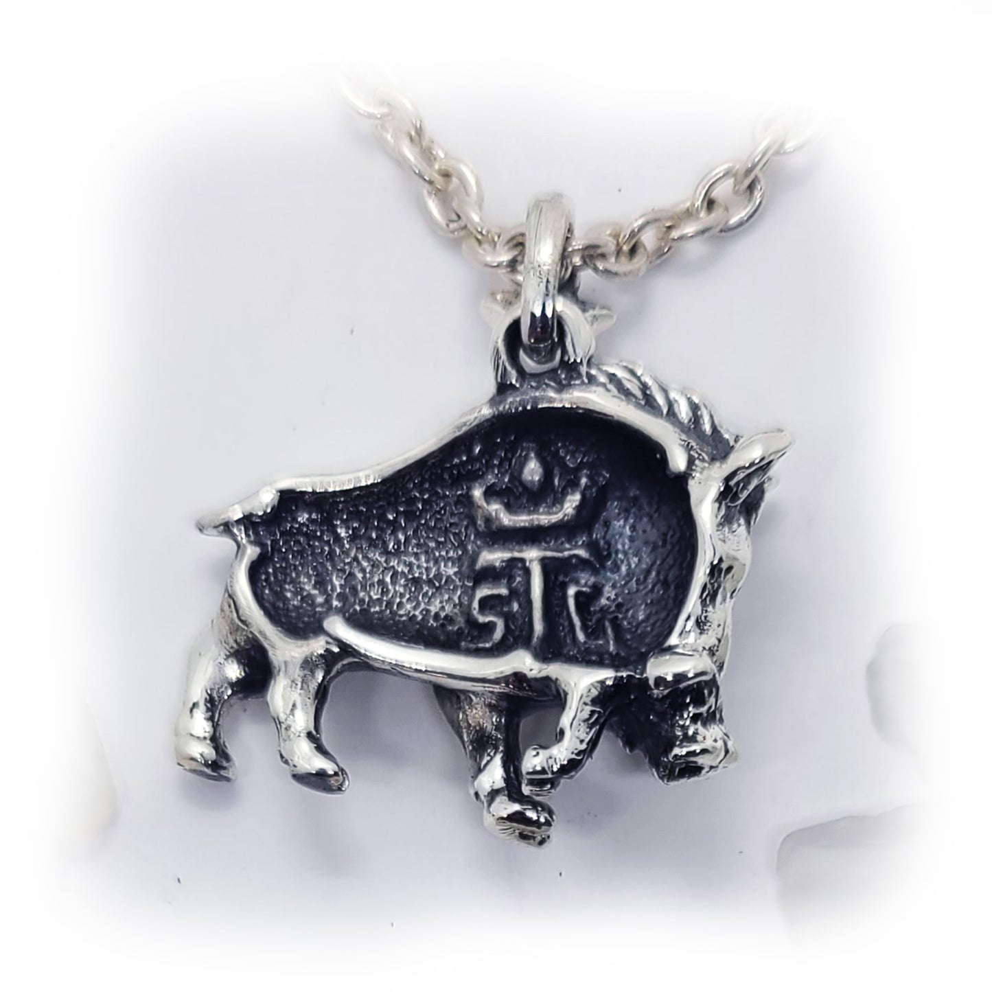 Warthog Sterling Silver Pendant