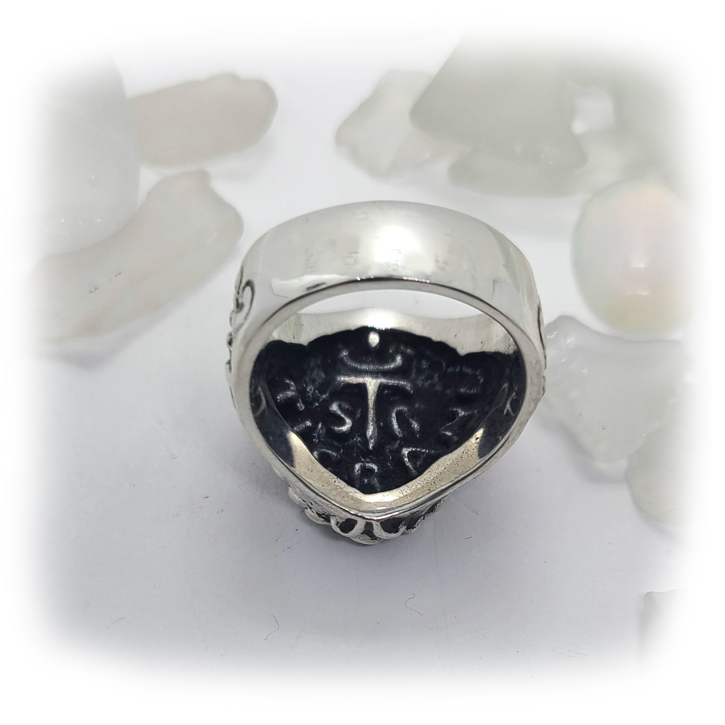 Yellow Lion Sterling Silver Ring