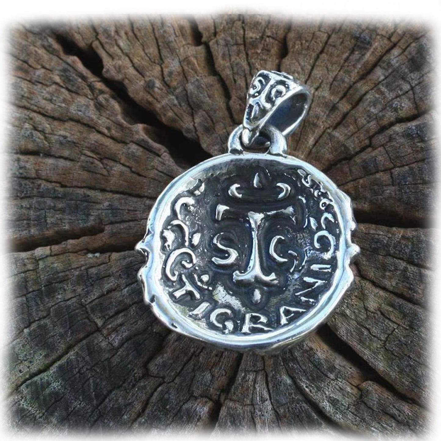 Yin -Yang Skulls Sterling Silver Pendant