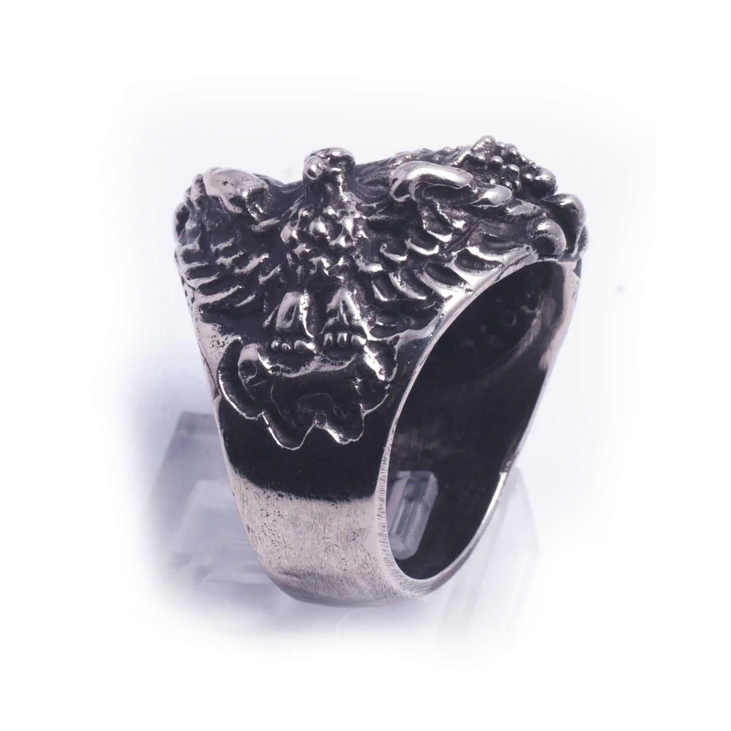Armenian Bagratid Dynasty King Ashot Erkat Sterling Silver Ring