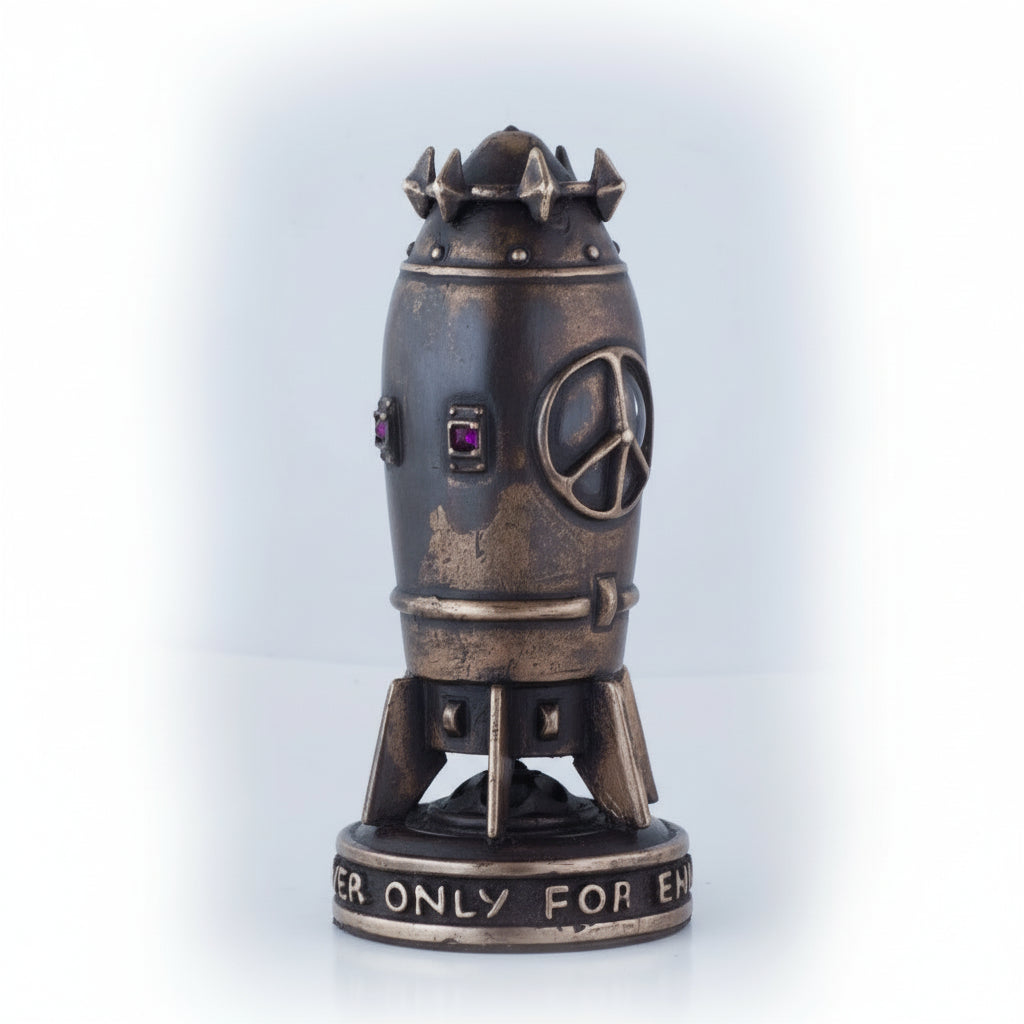 Chess For Peace Sterling Silver & Bronze Chess Set