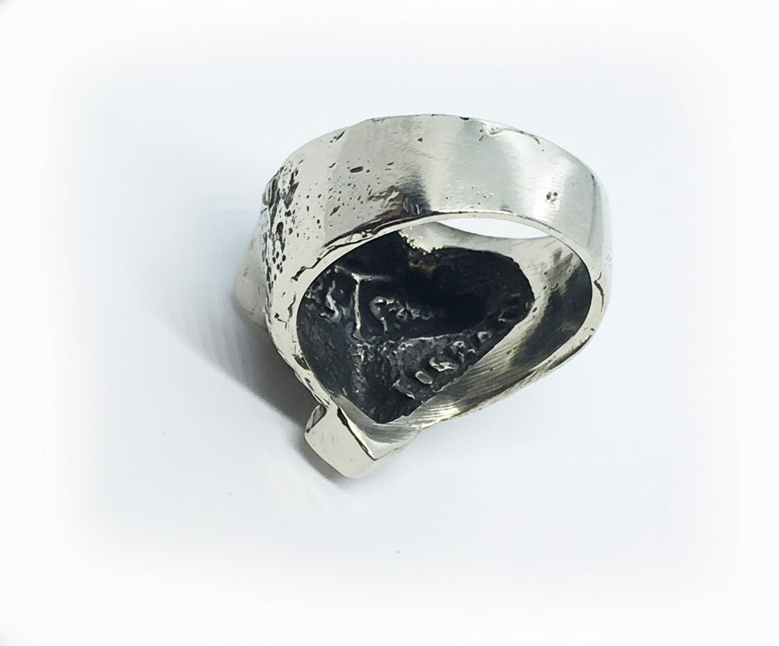Cross Sterling Silver Ring
