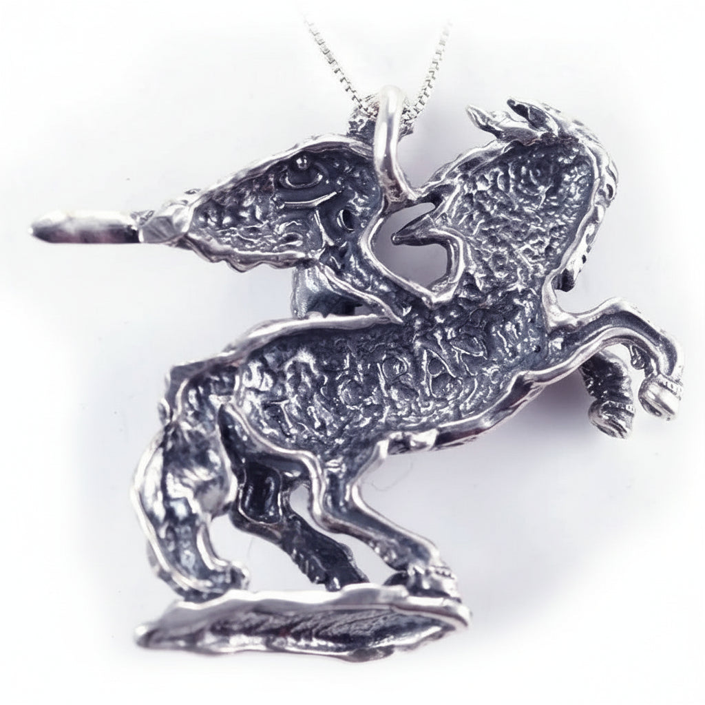 Armenian Epic Hero, Epos Legend David of Sasun Sterling Silver Pendant
