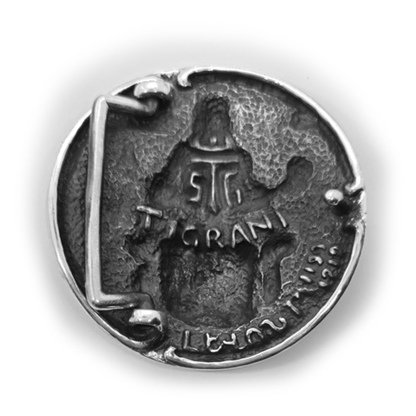 Levon I King of Armenian Cilicia Sterling Silver Belt Buckle