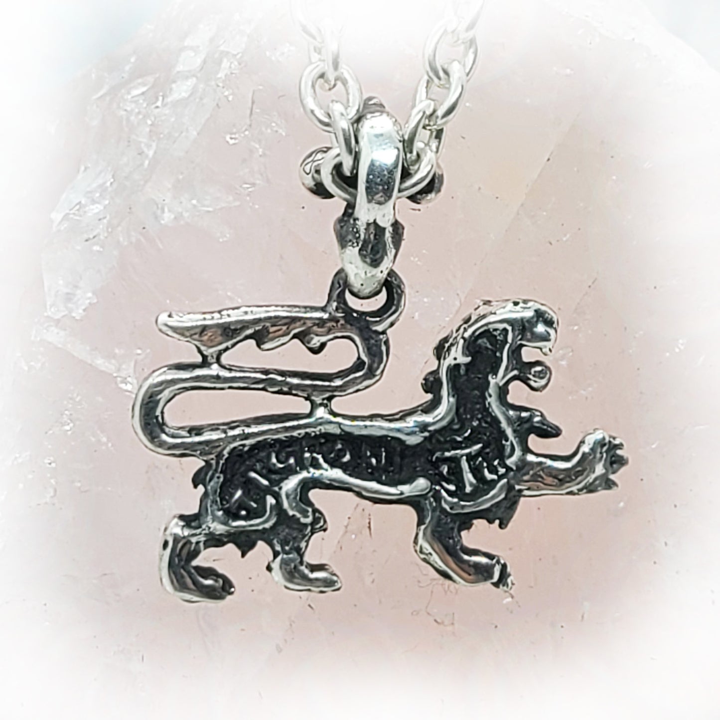 Lion Sterling Silver Pendant