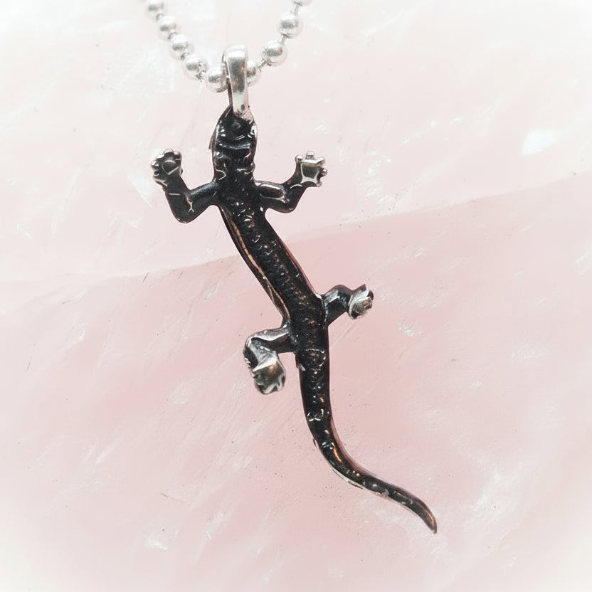 lizard Sterling Silver Pendant