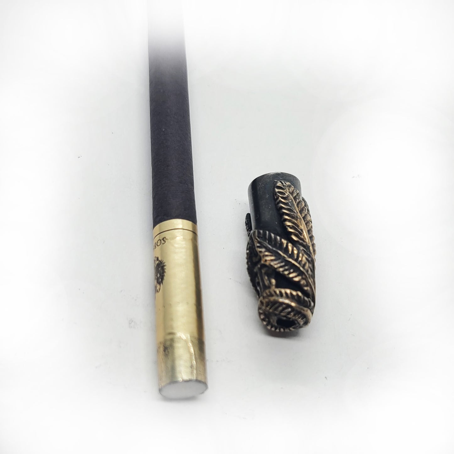 Canab Flower Sterling Silver Cigarette Pipe