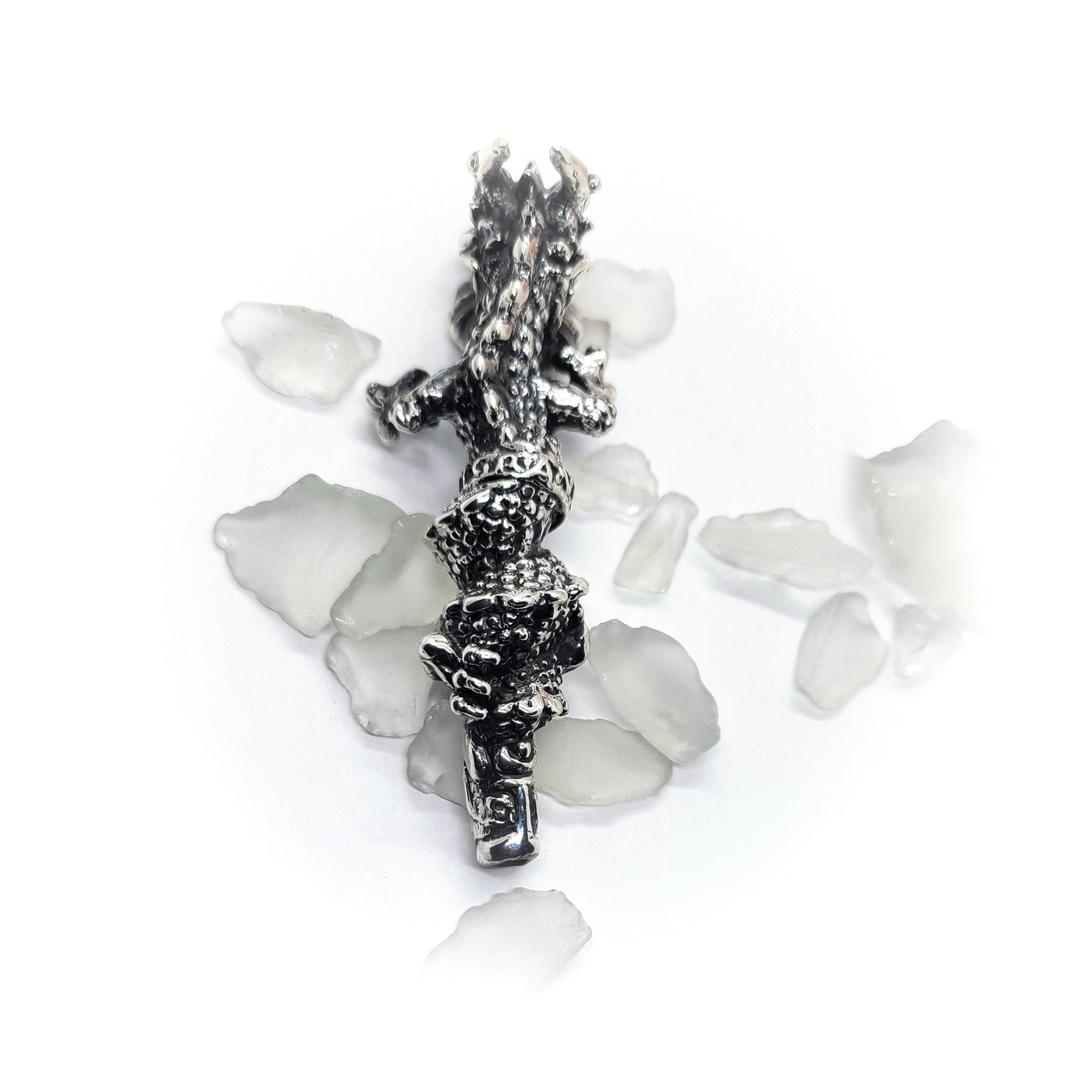 Dragon Sterling Silver Pipe.