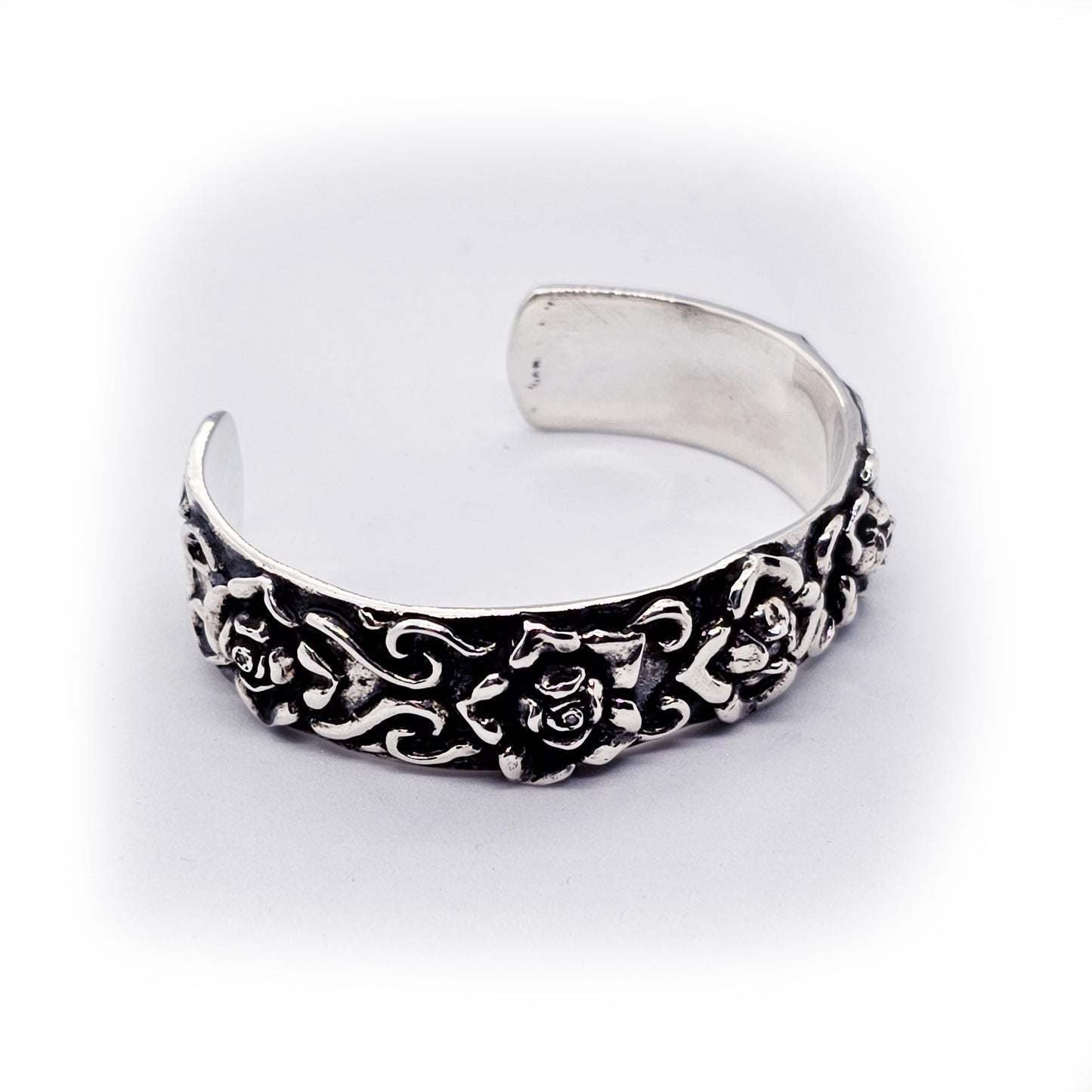 Roses Sterling Silver Bracelet