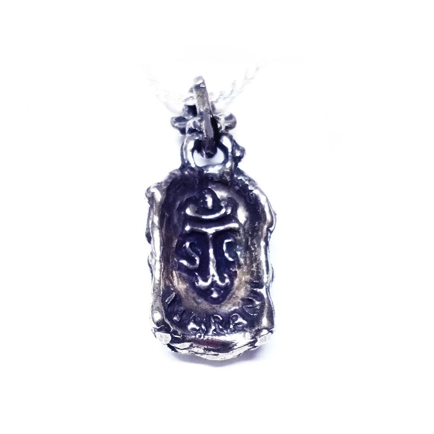 Salvador Dali Silver Skull Pendant