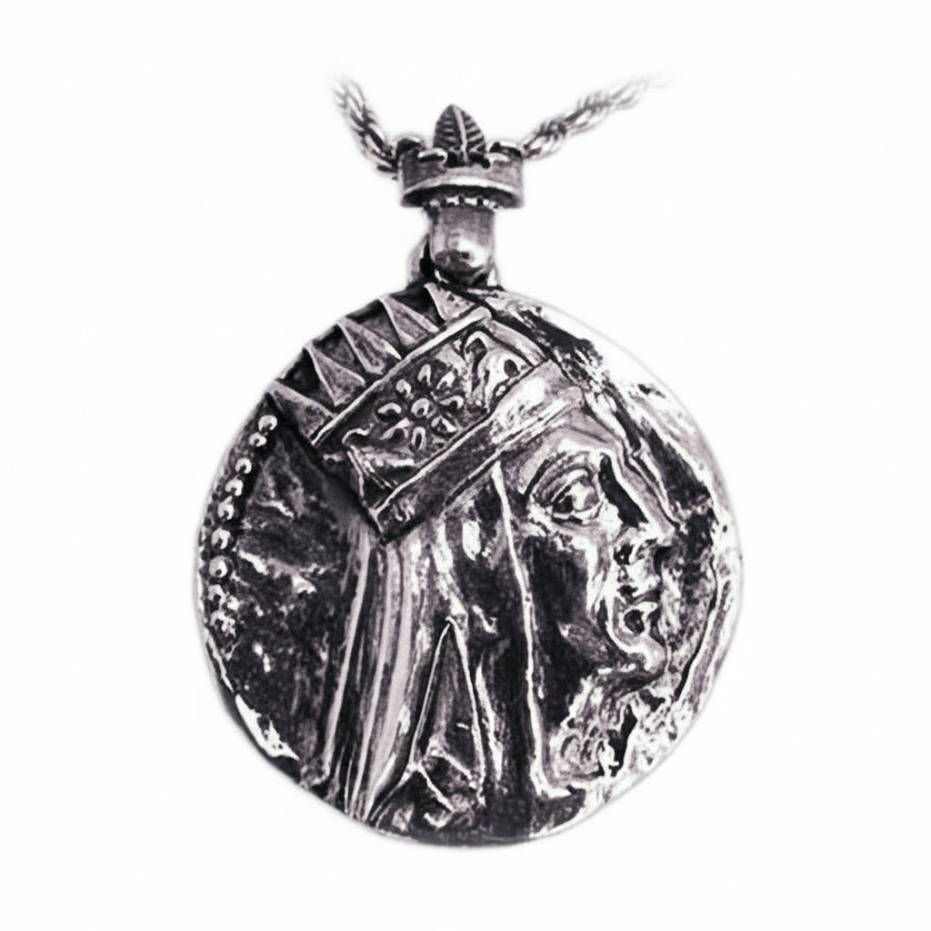 Armenian Powerfull King of Kings Tigran The Great Sterling Silver Pendant V1