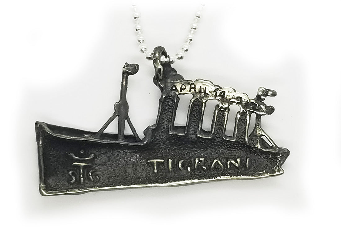 Titanic Sterling Silver Pendant