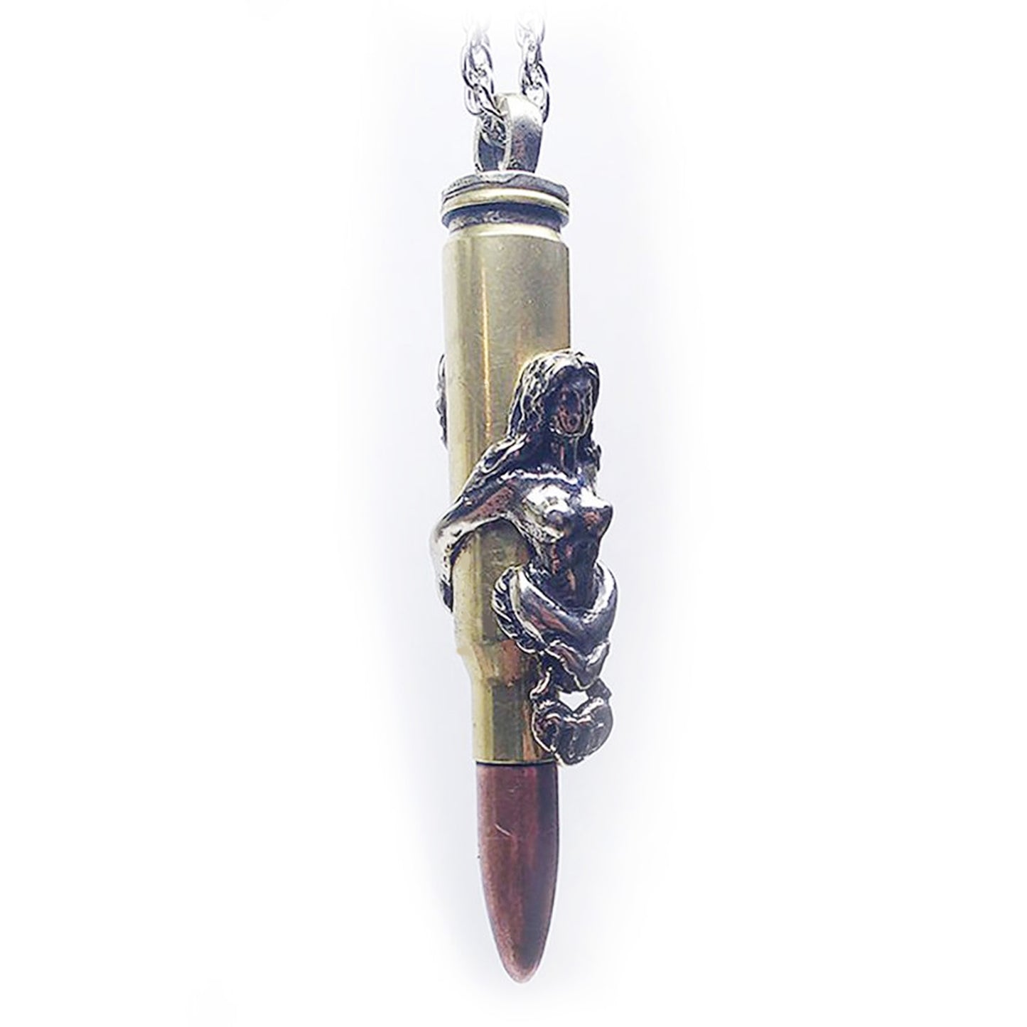 Virgo Zodiac Love Bullet Silver Pendant
