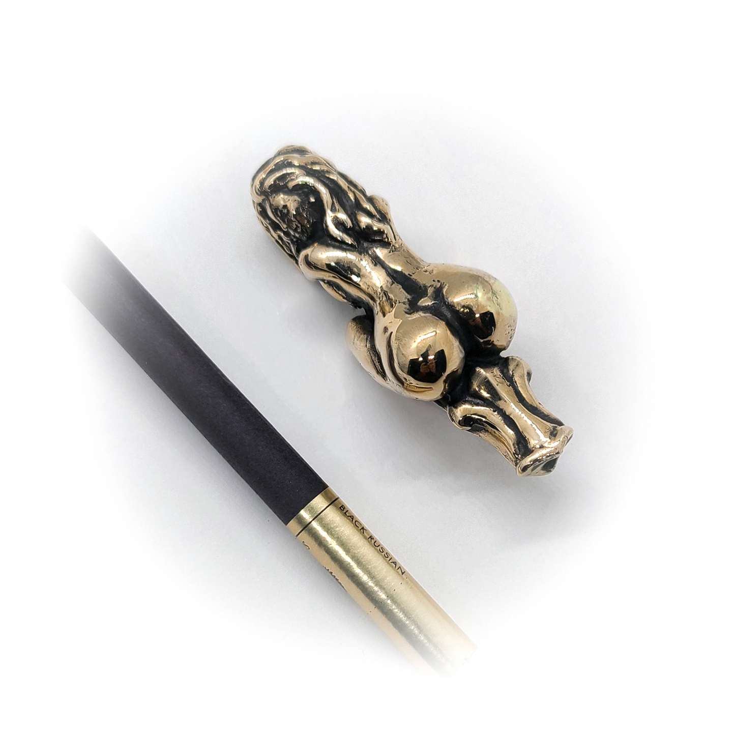 Nude Woman Sterling Silver Pipe