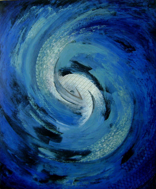 The Miracle of the Galaxy (oil, mixed media on canvas) 50x70 cm