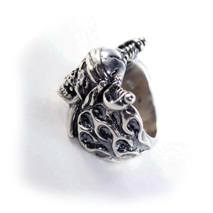 18th Century Pirate Skull Sterling Silver Ring
