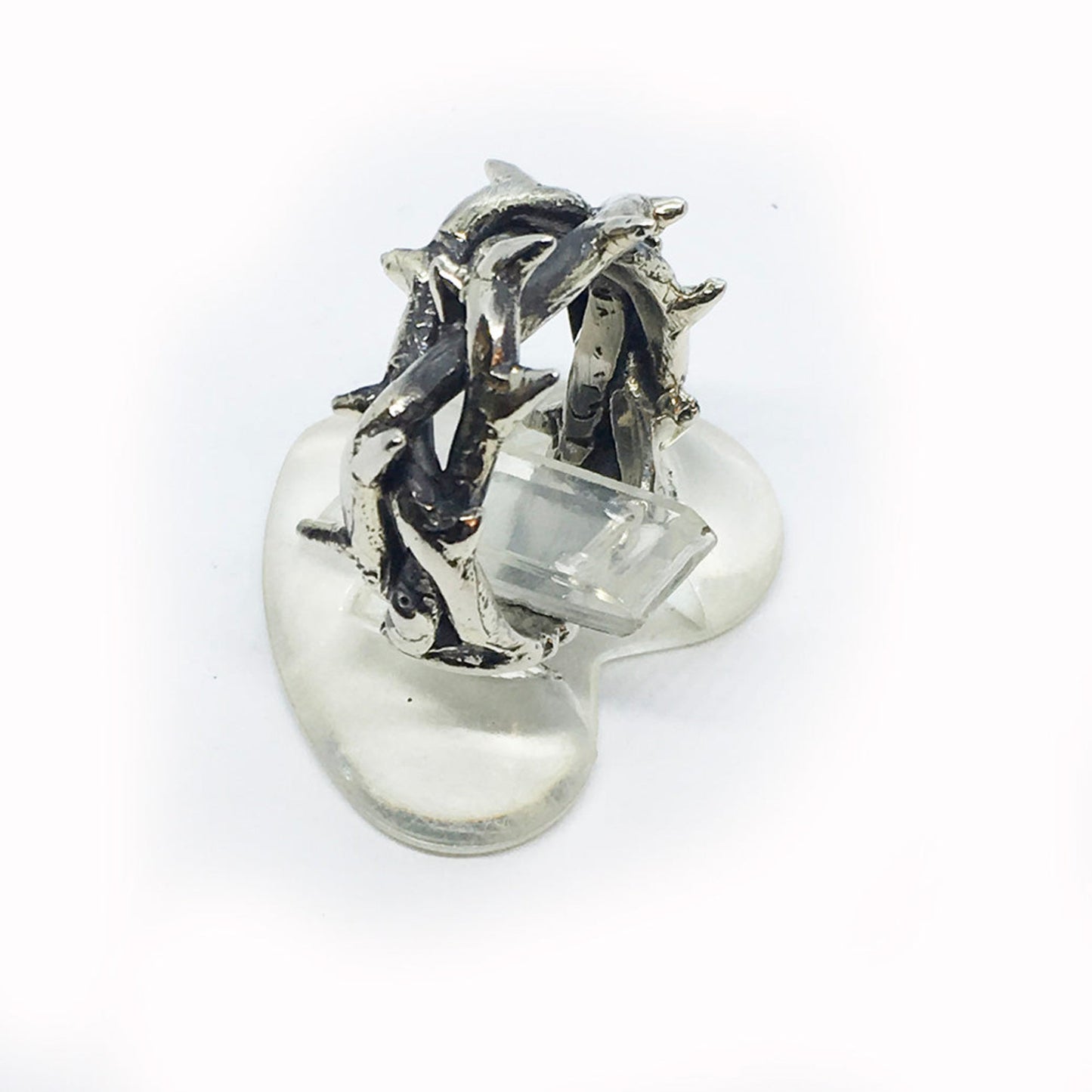 Crown of Thorns Silver Ring V2