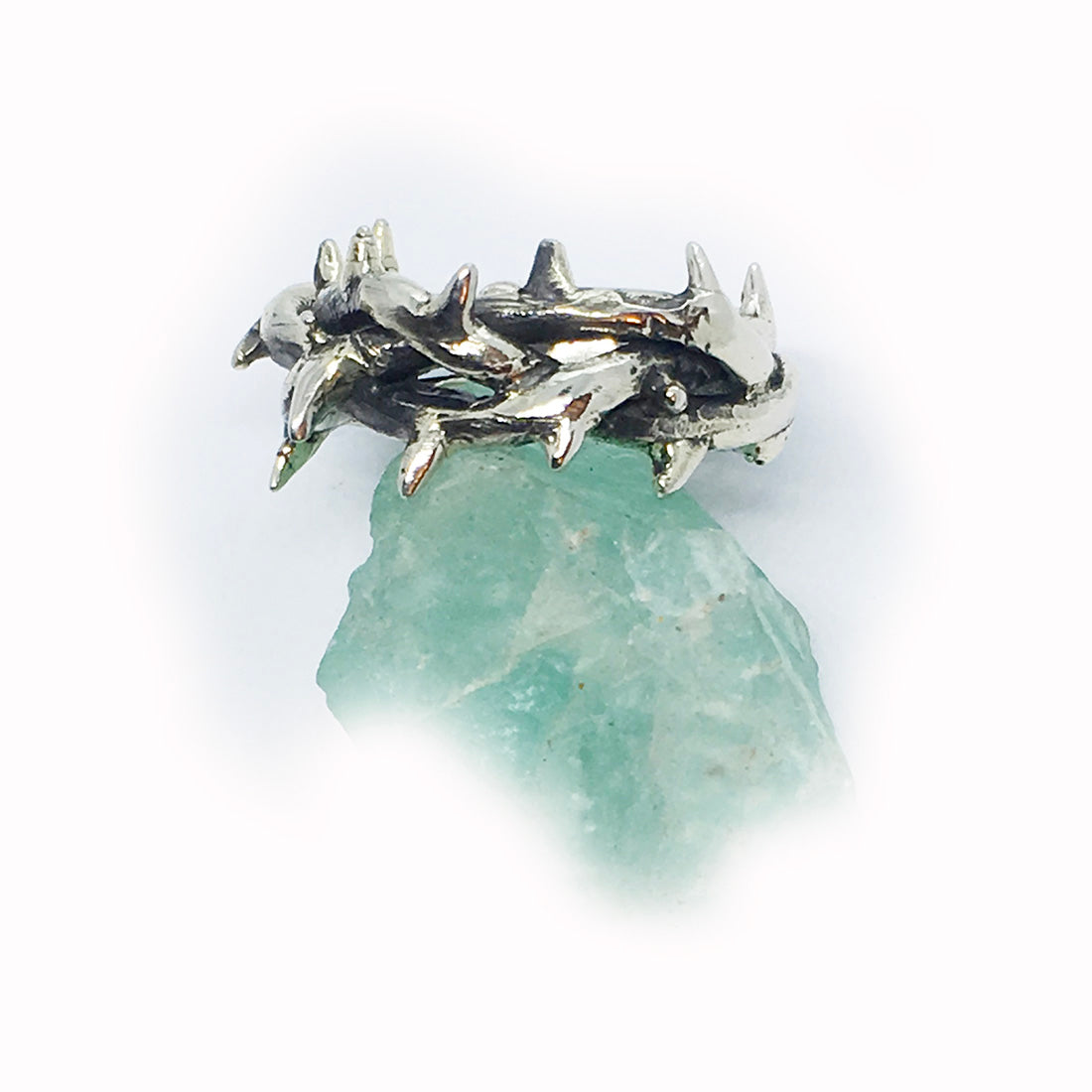 Crown of Thorns Silver Ring V2