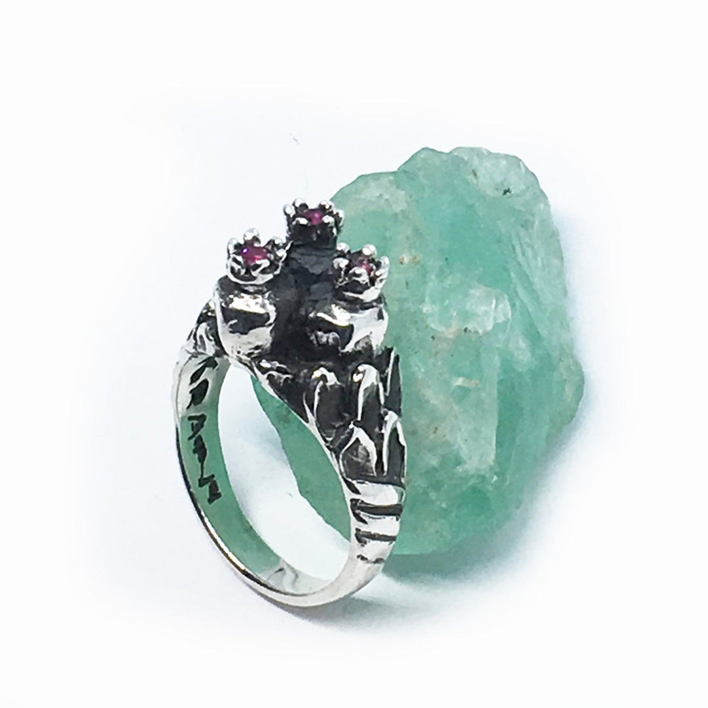 A Bunch of Pomegranates Sterling Silver Ring