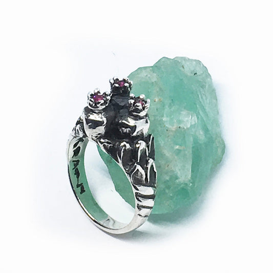 A Bunch of Pomegranates Sterling Silver Ring
