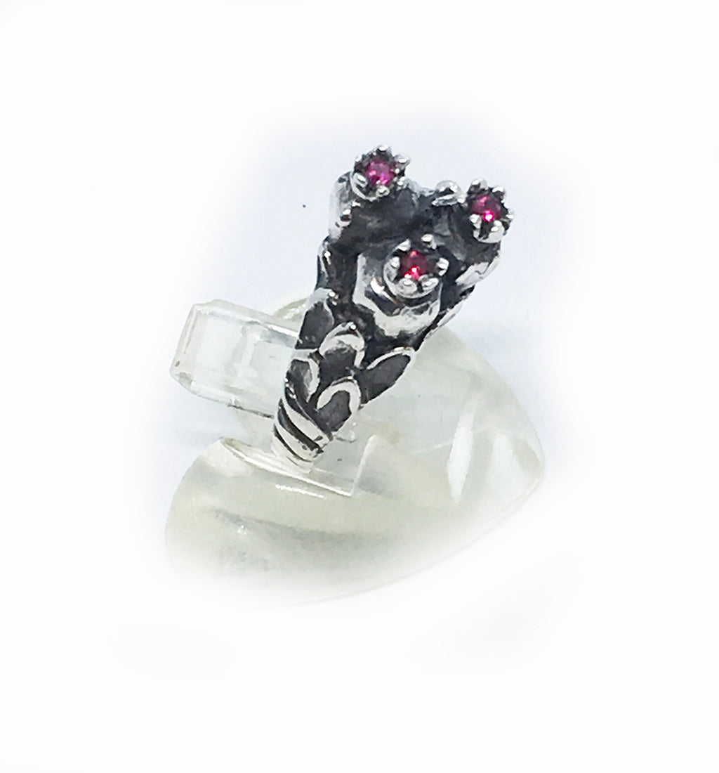 A Bunch of Pomegranates Sterling Silver Ring