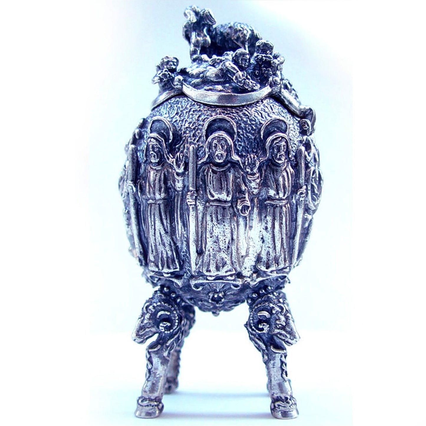 Abraham Sterling Silver Egg