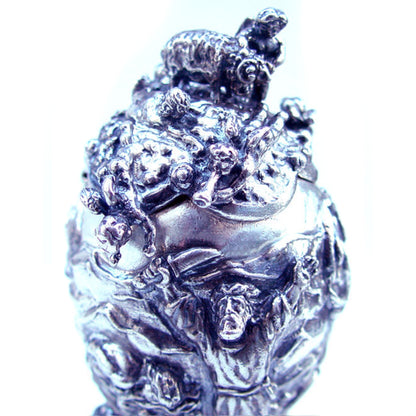 Abraham Sterling Silver Egg