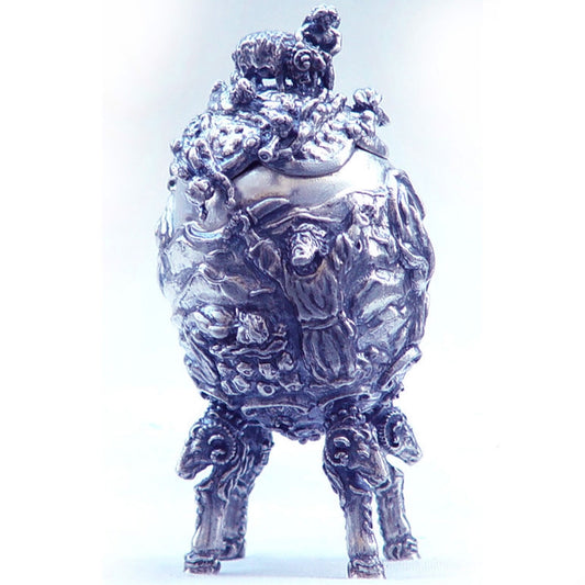 Abraham Sterling Silver Egg