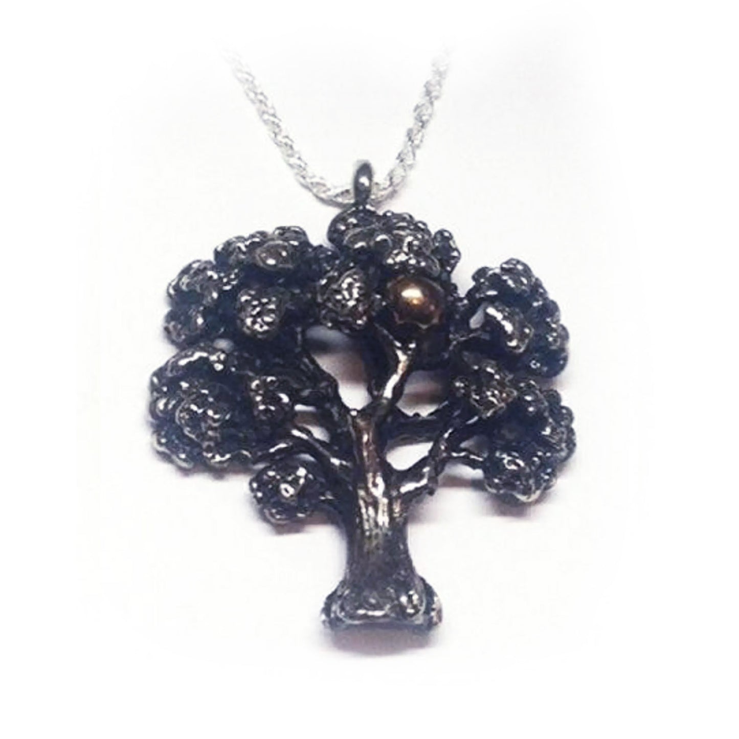 Adams Tree In Heaven Silver Pendant