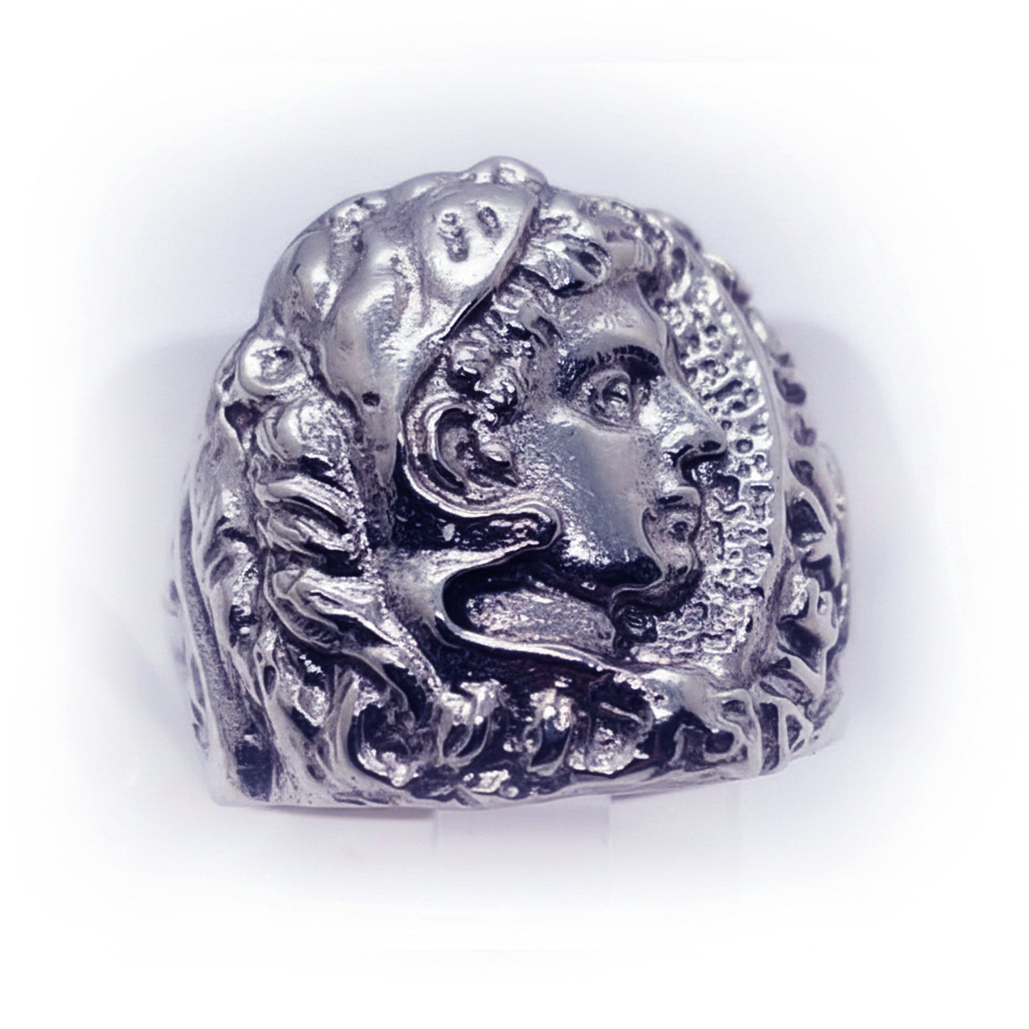Alexander The Great Sterling Silver Ring