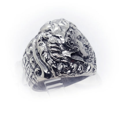 Alexander The Great Sterling Silver Ring