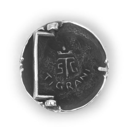 Alexandr the Great of Makedonia Sterling Silver Belt Buckle