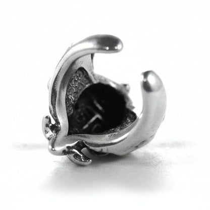 Alien Skull Sterling Silver Ring V1