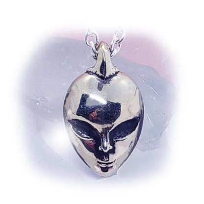 Alien Sterling Silver Pendant