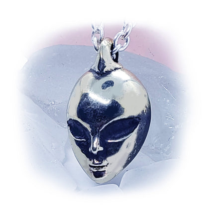 Alien Sterling Silver Pendant