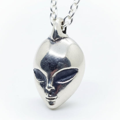 Alien Sterling Silver Pendant