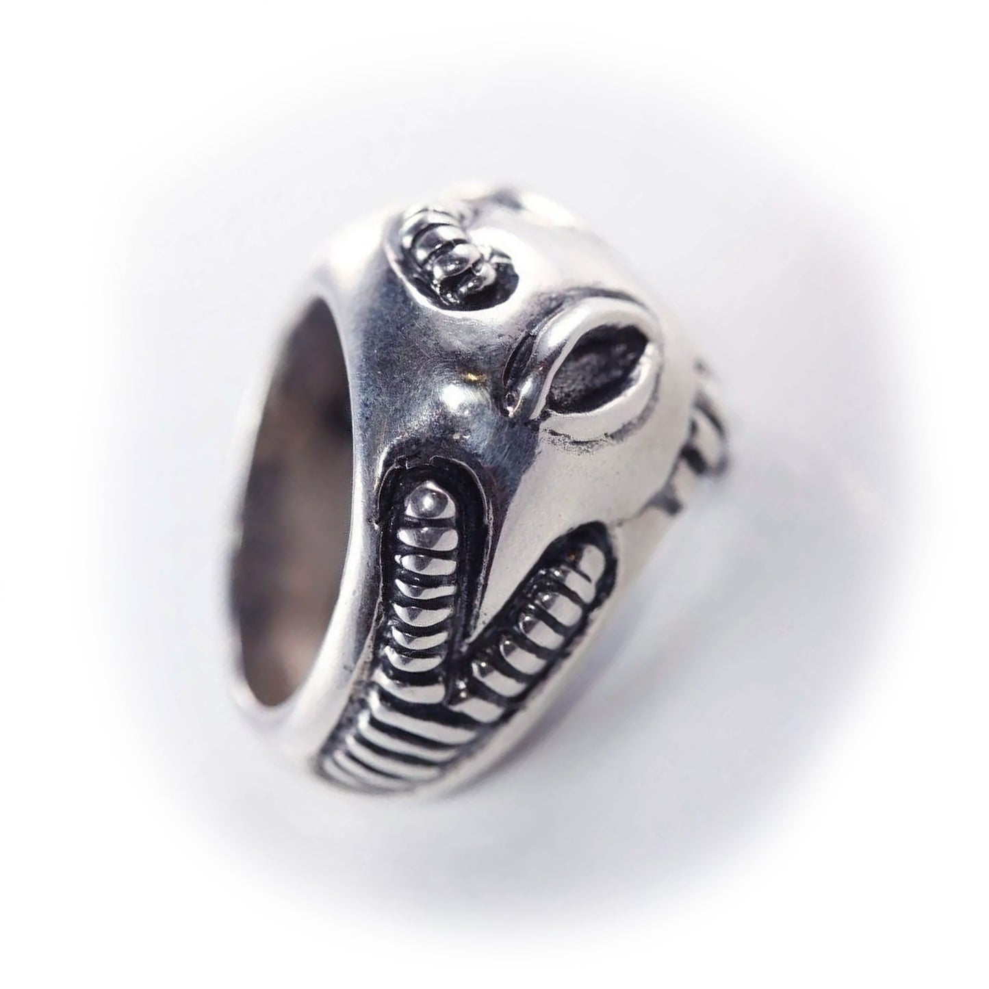 Alien Sterling Silver Ring