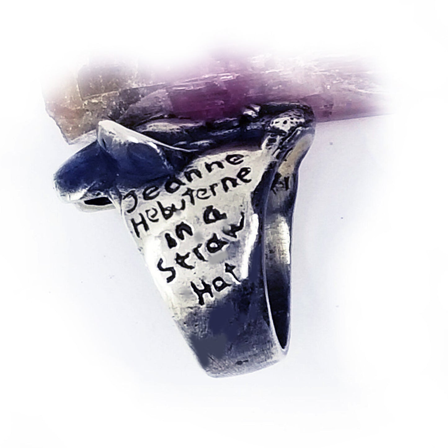 Modigliani's Painting Sterling Silver Ring