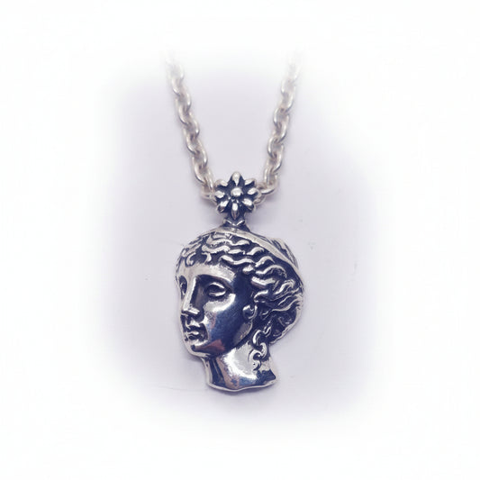 Anahit Armenian Goddess Sterling Silver Pendant V4