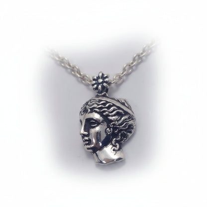 Anahit Armenian Goddess Sterling Silver Pendant V4
