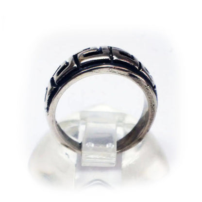 Ancient Design Sterling Silver Ring V5
