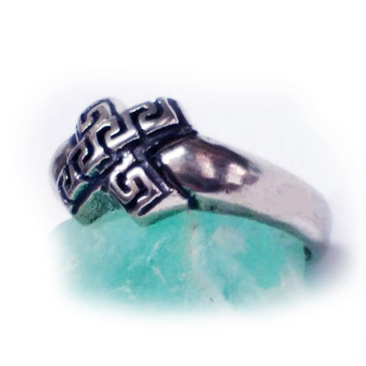 Ancient Design Sterling Silver Ring V1