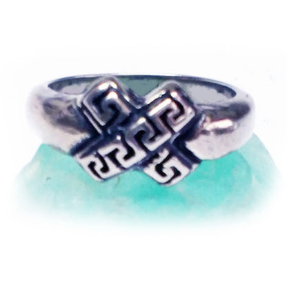Ancient Design Sterling Silver Ring V1
