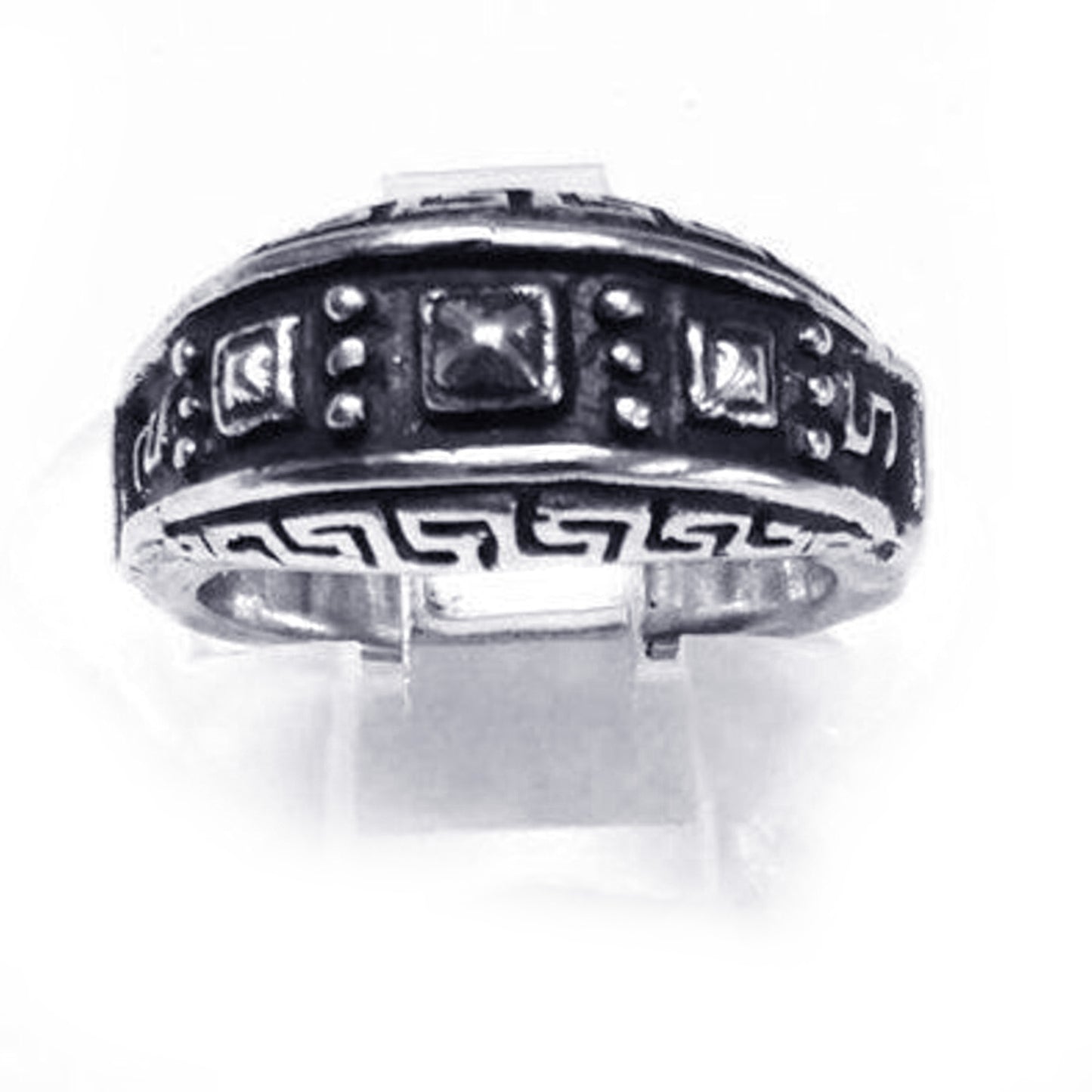 Ancient Design Sterling Silver Ring V3
